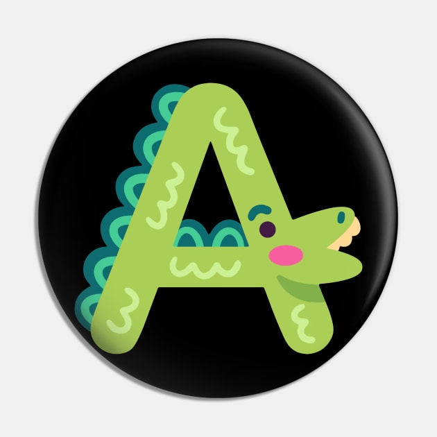 Letter A animal alphabet back to school Pin by AwesomeDesignArt