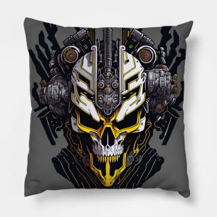 Mecha Skull S02 D49 Pillow