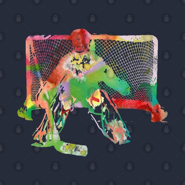 Ringette goalie by RosaliArt