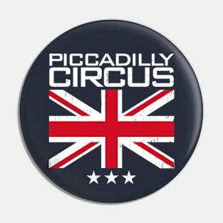 PICCADILLY CIRCUS UNION JACK - 2.0 Pin