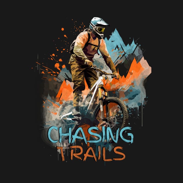 Chasing Trails | Downhill Daredevil's MTB Adventure Shirt by Indigo Lake