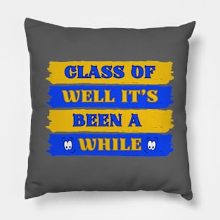 Class Of School Reunion Old Age Humor 3 Pillow