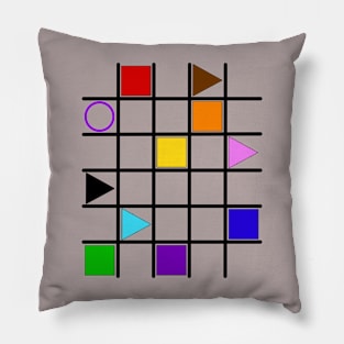 Deconstructed Pride Flag Pillow