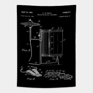 Drum Kit Patent Print 1951 Tapestry