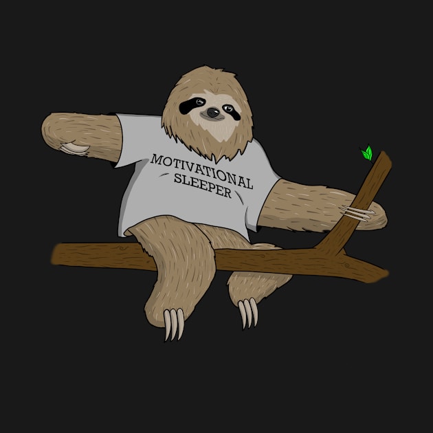 Motivational Sloth Cute & Funny Sloth Pun by IntrendsicStudios