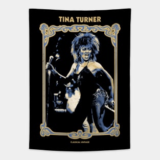 Tina Turner Classical Psychedelic Tapestry