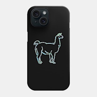 Funny giraffe colorful tshirt Phone Case