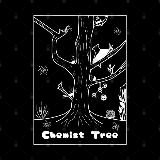 Chemist tree chemistry science by Nadey