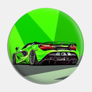 Custom McLaren 720s Illustration Pin