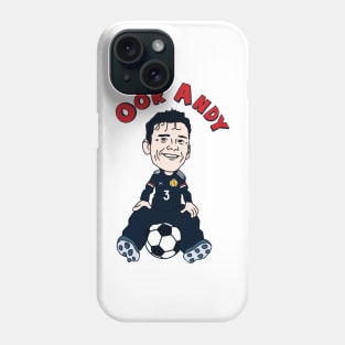 Oor Andy: Tartan Army Version – tribute design for Scotland Captain Andy Robertson Phone Case