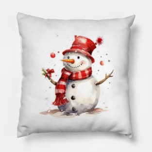 Christmas's snow man Pillow