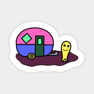 Travel Ghost #1 Magnet