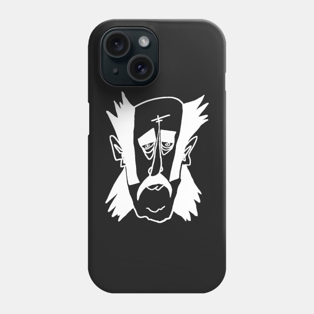 DAT GUY classic white on black Phone Case by HacknStack