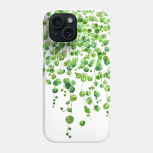 green pearl of string watercolor 2020 Phone Case