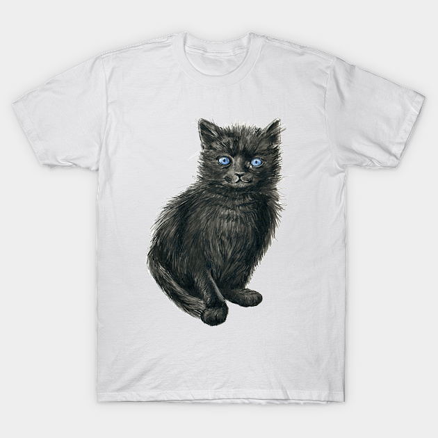 Black kitten - Kitten - T-Shirt