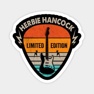 Vintage Herbie Hancock Name Guitar Pick Limited Edition Birthday Magnet