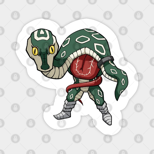 Cyber Serpent Chibi Magnet by GodPunk