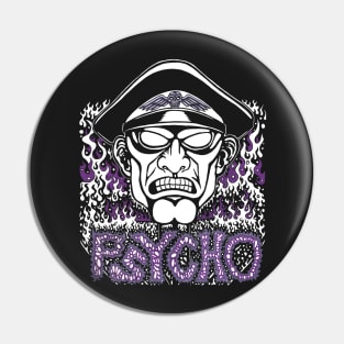 M. Bison Street Fighter Fan Art - Psycho Power Pin