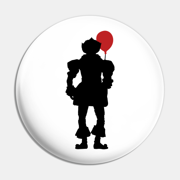 Pennywise It Clown Balloon - Pennywise It - Pin | TeePublic UK