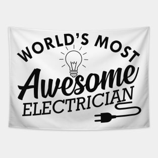 Electrician - World's most awesome electrician Tapestry