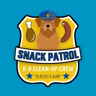 Golden Retriever Snack Patrol T-Shirt