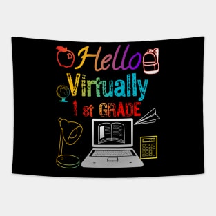 Teachers can do Virtually Anything Cute graphic Tapestry