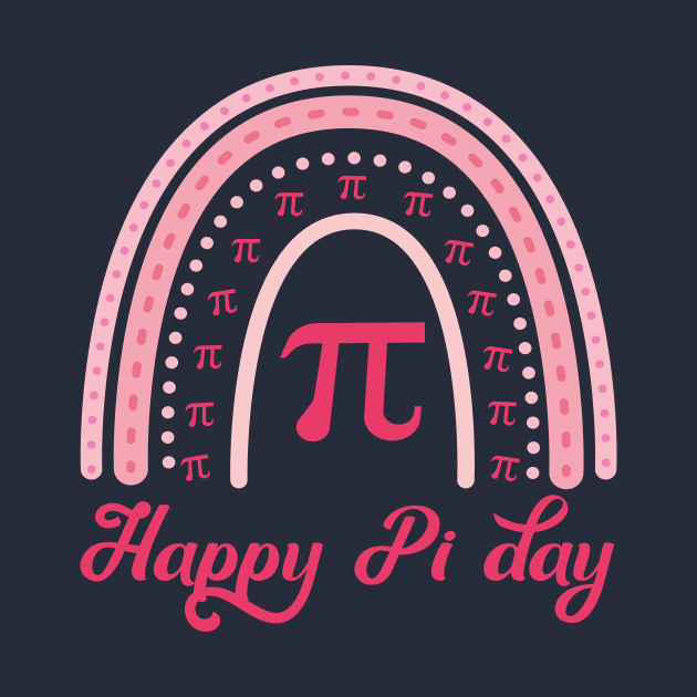 Happy Pi Day Symbol Math for girls, teachers, and all lovers 2024 by SecuraArt