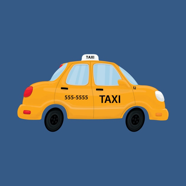 Cute Taxi Cab Design by NPolandDesigns