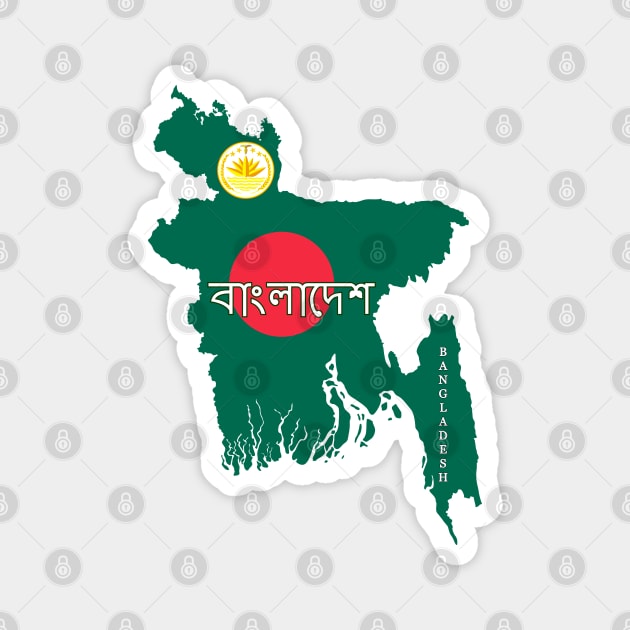 Bangladesh flag & map Bangladesh TeePublic