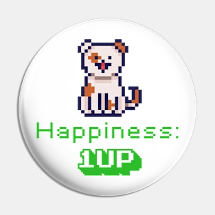 Happiness is a Dog Pin