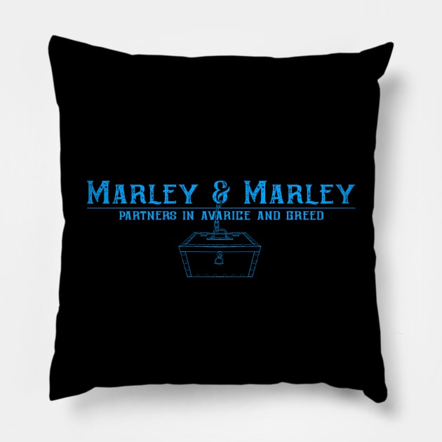 Marley and Marley Pillow by AngryMongoAff