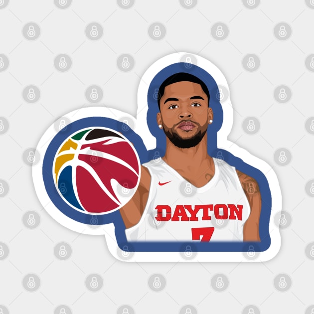 Obi Toppin Dayton Dunk Magnet by cInox