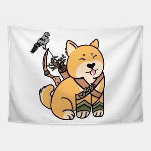 Shiba Ranger | DND Dog | Fantasy Art | Tapestry