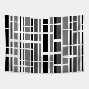 monochrome rectangural pattern Tapestry