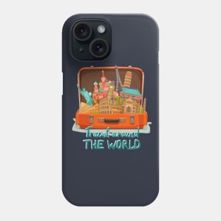 Travel Around The World Phone Case