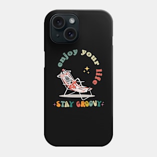 Stay Groovy Skeleton Phone Case