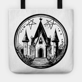 Halloween church on fire Tote