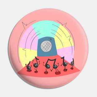 Kawaii Music Pin