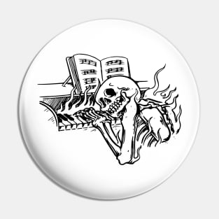 Special Soul Music Skeleton Pin