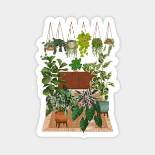 House plants collection 30.6 Magnet