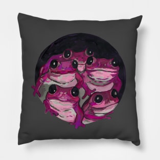 Pink frogs Pillow