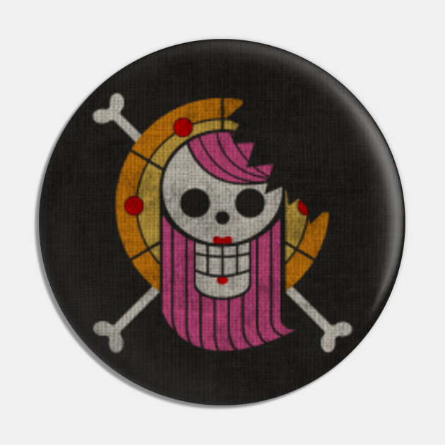 Op 24 Flag Of The Bellamy Pirates One Piece Jolly Roger Pin Teepublic