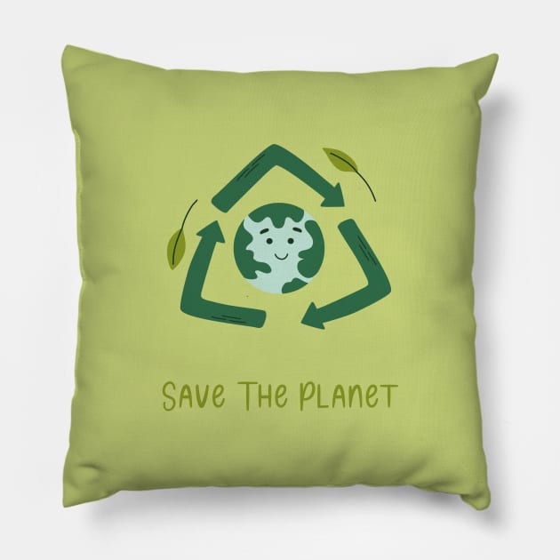 Save the Planet Pillow by DanielK