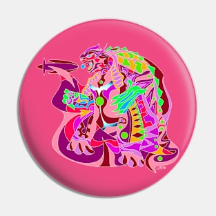 pink gamera kaiju turtle tortoise ecopop Pin