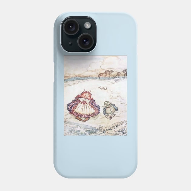 The Crab and His Mother - Arthur Rackham Phone Case by forgottenbeauty