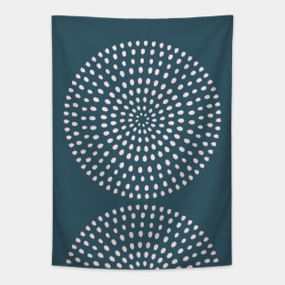 Boho Mid Century Dots 3 Tapestry