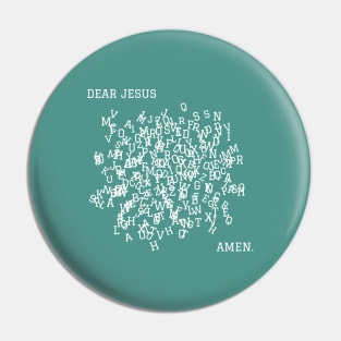 Dear Jesus Amen Pin