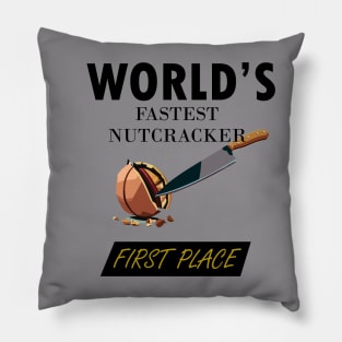 Fake First Place - World Fastest Nutcracker Pillow