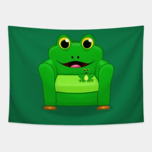 FROG AND CHAIR Tapestry