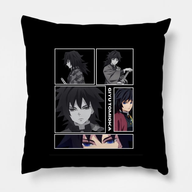 Giyu Tomioka - DEMON SLAYER | VANDAL CLOTHING | ANIME | Pillow by The Vandal